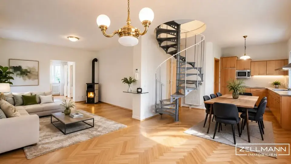 Stilvolle Familienvilla in Grünruhelage - perfekt für Wohnen, Arbeiten oder mehrere Generationen | ZELLMANN IMMOBILIEN