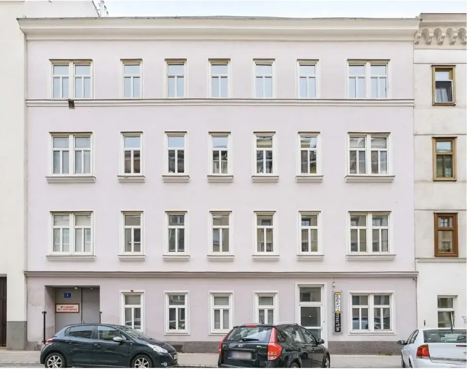 + Premium Projektentwicklung beim Wiener Hauptbahnhof + Zinshaus mit rund 90 Prozent Leerstand, baubewilligtem Dachgeschossausbau sowie Zubau und über 1.300 m² Gesamtpotenzial zum Spitzenpreis +