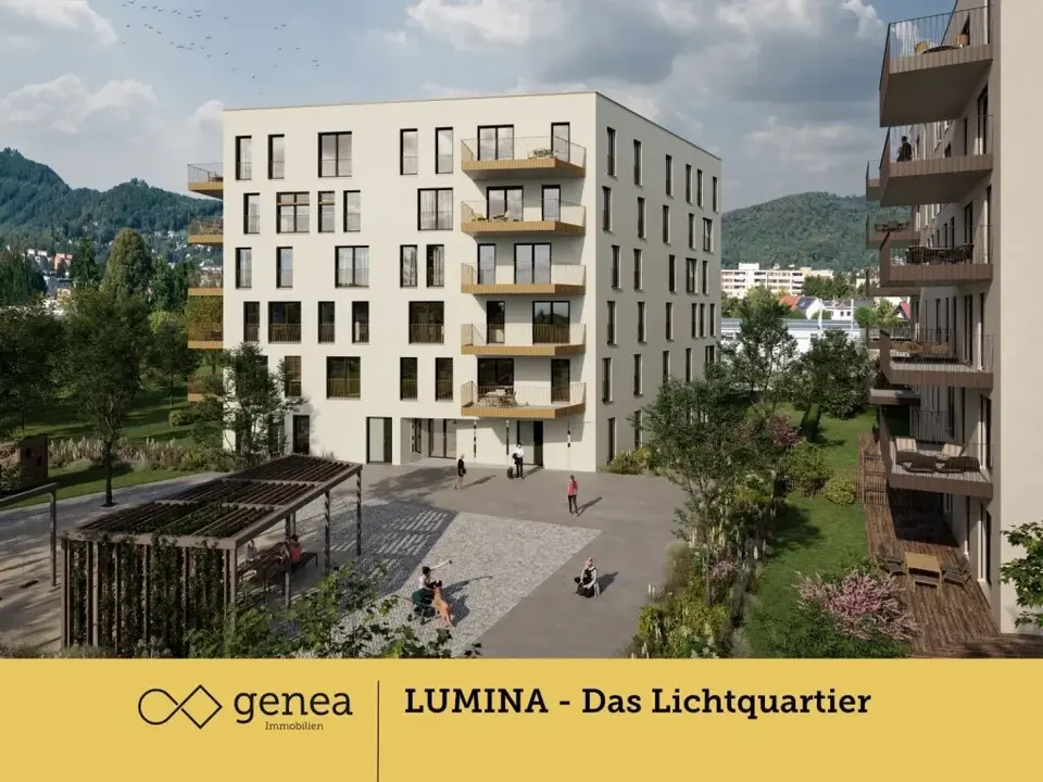 Helle Neubauwohnung mit Freifläche in Top-Lage | LUMINA | Erstbezug