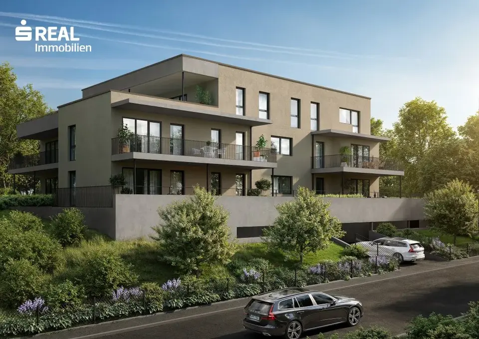 Erstbezug im August 2026: Exklusives Wohnflair: 4-Zimmer-Gartenwohnung