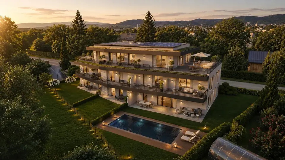 Wohnen mit Pool-Option und PERSPEKTIVE! Platz für die ganze Familie!