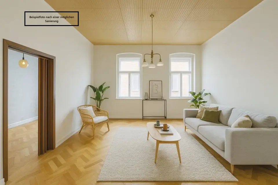 ++W1++ sanierungsbedürftiges 2-Zimmer Altbaujuwel - voller Potenzial!