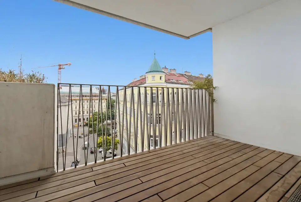 ++NEUBAU 2023++ Helle 2-Zimmer-Wohnung mit Loggia, Fußbodenkühlung & Gemeinschaftsdachterrasse