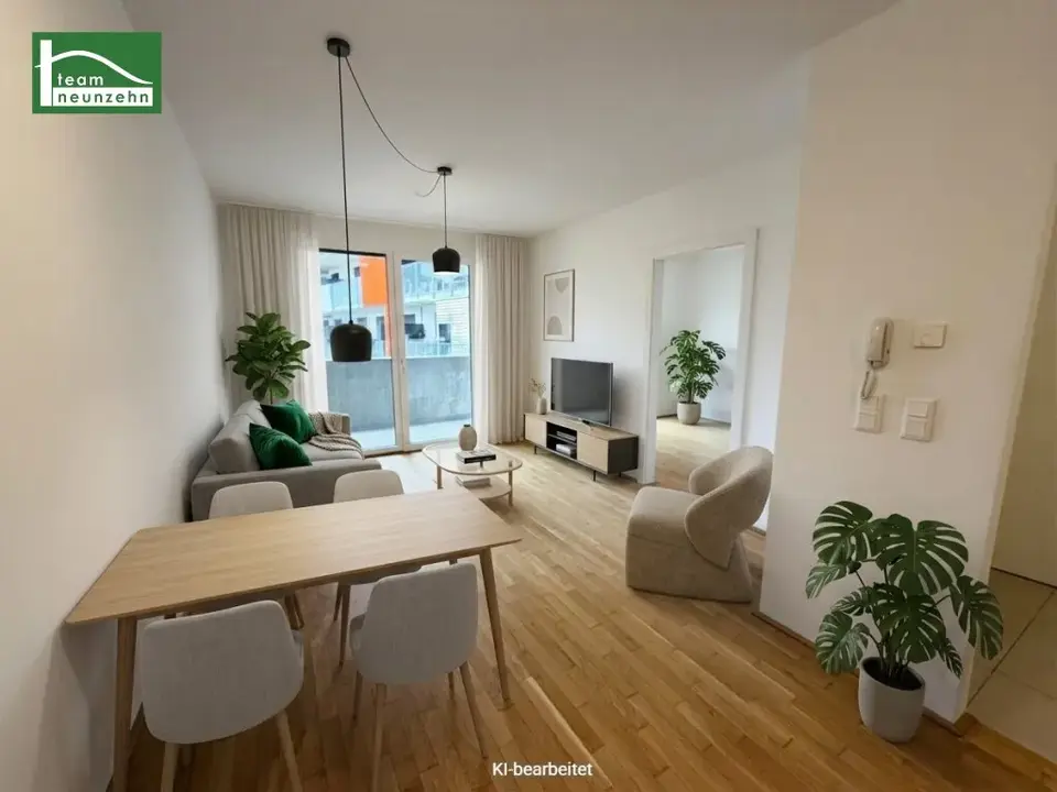 Durchdachtes Wohnen in gepflegter Wohnanlage - Kompakte 2-Zimmer-Wohnung mit gemütlicher Freifläche!