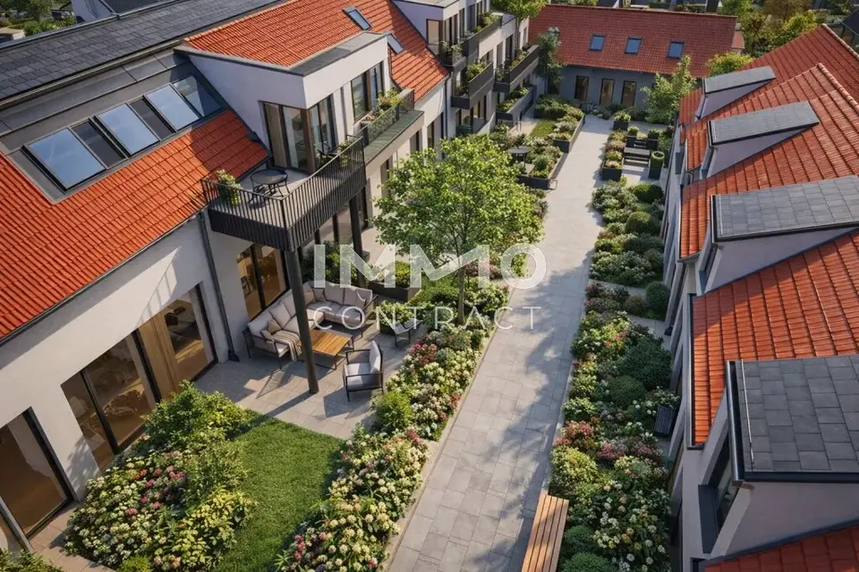 AM LIESINGBACH: Familienfreundliches Reihenhaus mit Garten