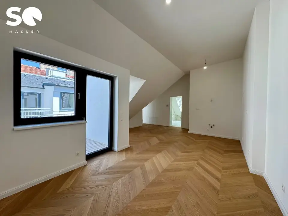 #SQ - ERSTBEZUG NÄHE SCHÖNBRUNN! STILVOLLE DACHGESCHOSSWOHNUNG MIT 2 TERRASSEN