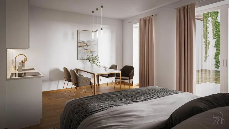 Single-Apartment im 1. OG |Nähe Hirschstettner Aupark | ERSTBEZUG