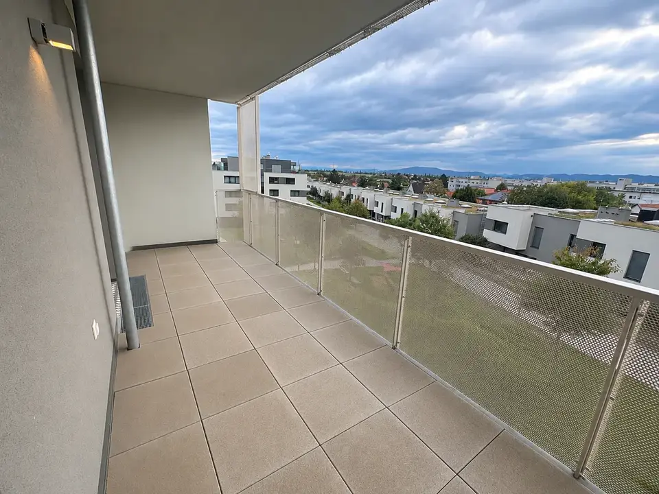 3-Zimmer-Neubau mit großer Loggia · Oberlaa · Süd-West mit Fernblick