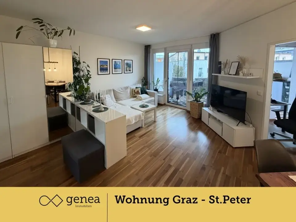 Sehr Gute Lage - Moderne Neubauwohnung mit Balkon & Tiefgarage in Graz St. Peter