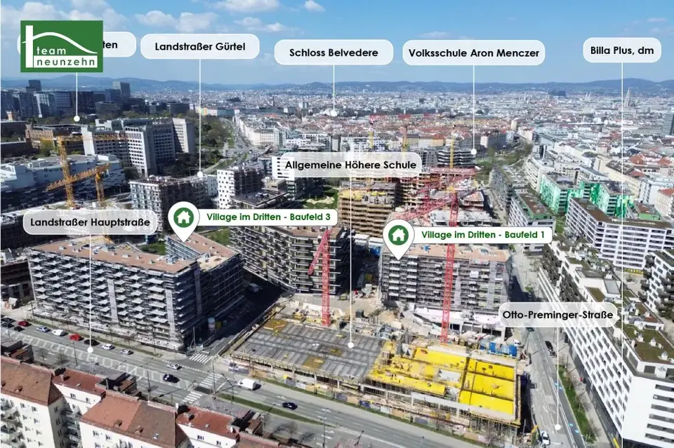 Exklusive 2- Zimmer Wohnung im Palais Rosé - zentral im 3. Bezirk, nahe Landstraße
