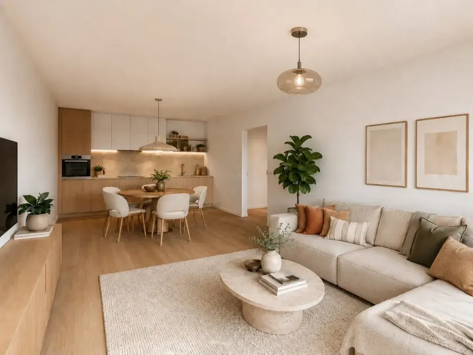 Moderne 3-Zimmerwohnung mit großer Terrasse & Garten