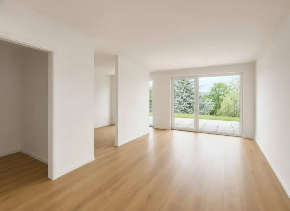 Modern wohnen mit Terrasse und eigenem Hausgarten